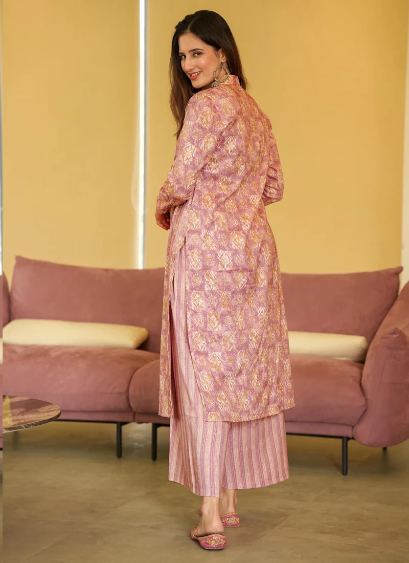 Vegaa Fashion Coral Muslin Digital Print Designer Kurti Pant - Image 2